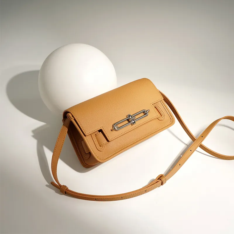 Bolsa mensageiro de couro resistente de designer Bolsa feminina personalizada