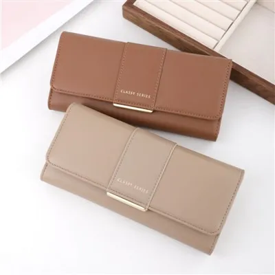 Billfold de couro feito à mão