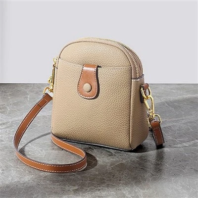 Bolsa transversal para telefone cáqui